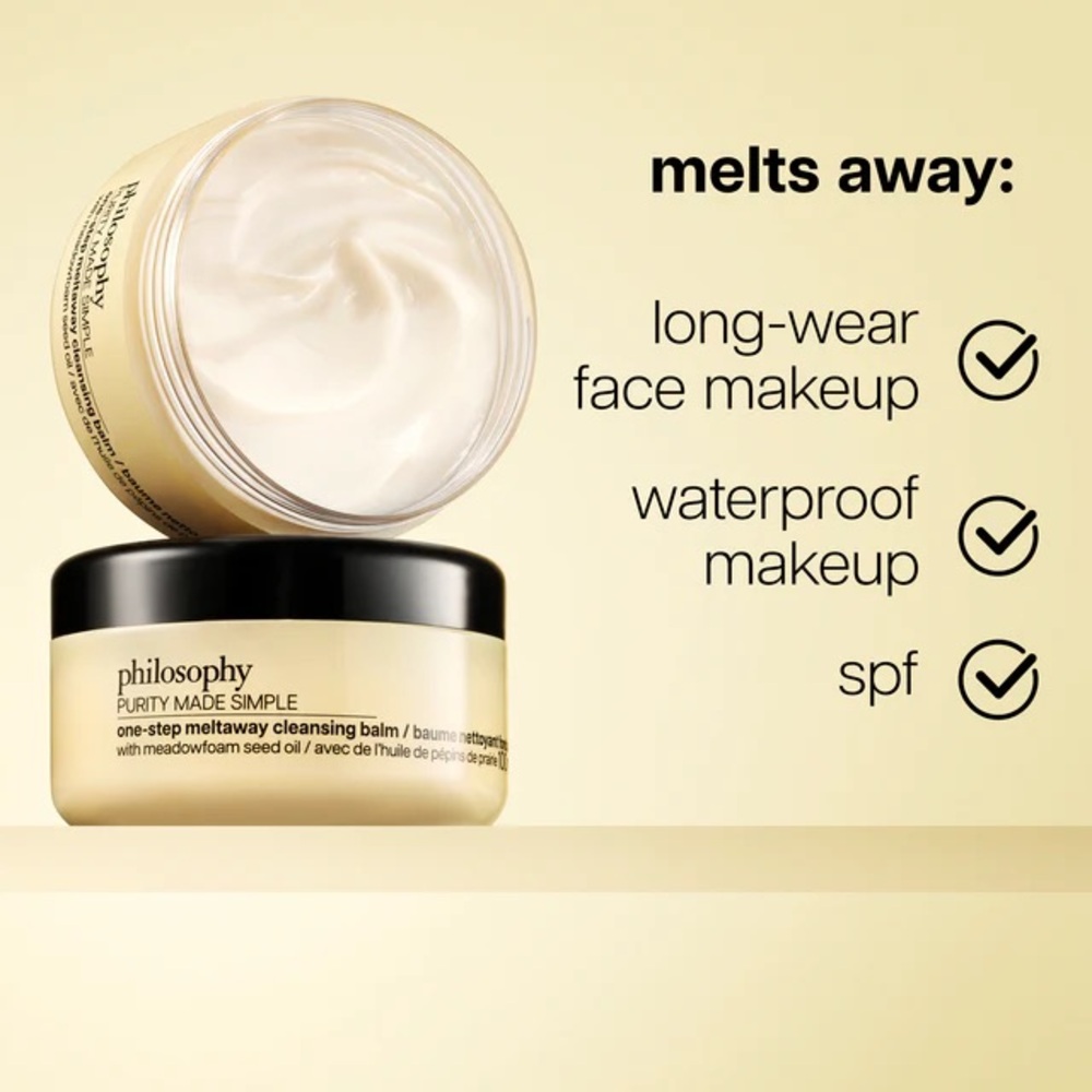 NEW PHILOSOPHY one-step meltaway cleansing balm